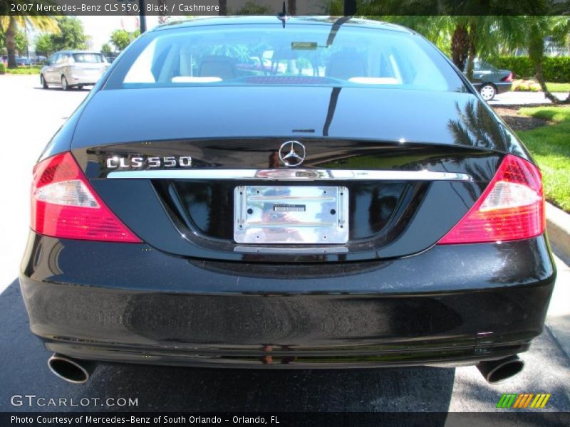 Black / Cashmere 2007 Mercedes-Benz CLS 550