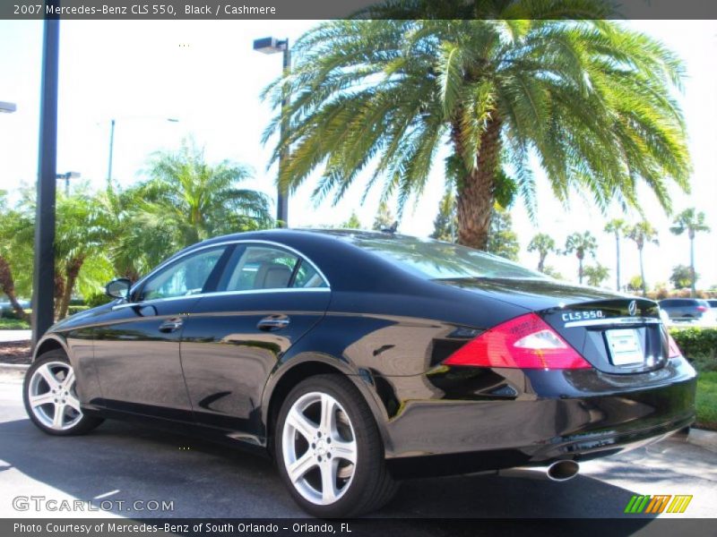 Black / Cashmere 2007 Mercedes-Benz CLS 550