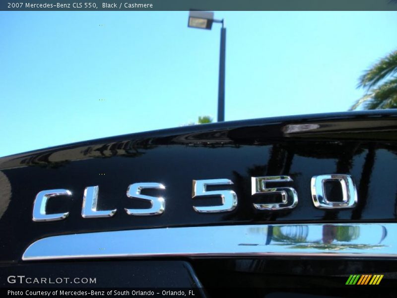Black / Cashmere 2007 Mercedes-Benz CLS 550