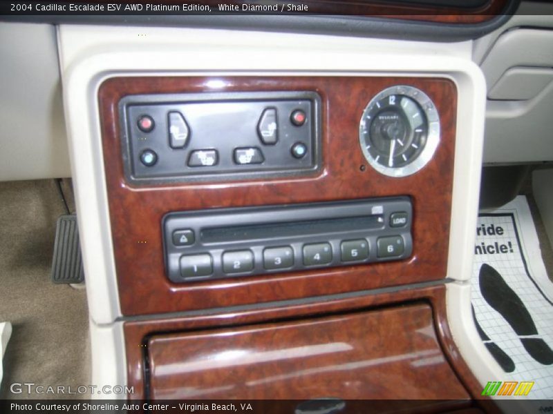 White Diamond / Shale 2004 Cadillac Escalade ESV AWD Platinum Edition