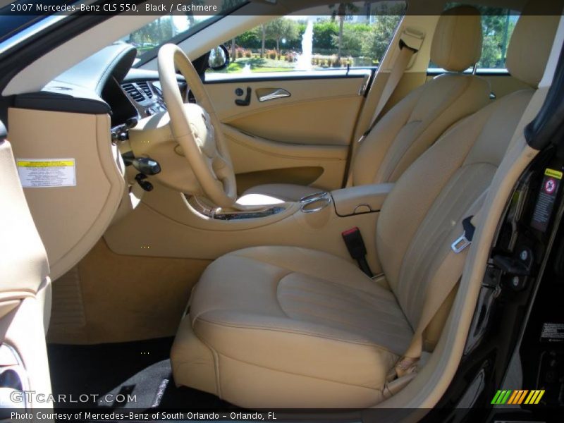 Black / Cashmere 2007 Mercedes-Benz CLS 550