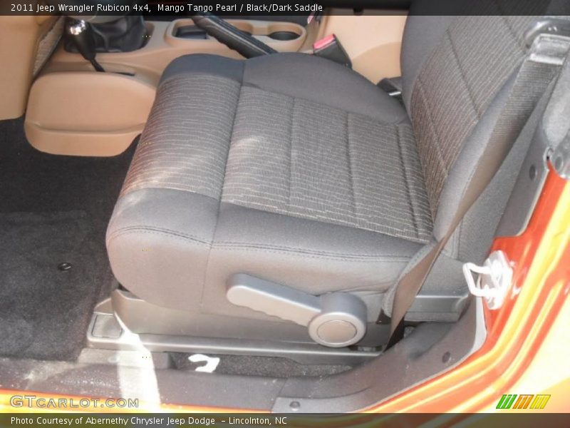 Mango Tango Pearl / Black/Dark Saddle 2011 Jeep Wrangler Rubicon 4x4