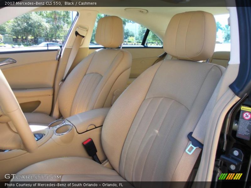 Black / Cashmere 2007 Mercedes-Benz CLS 550