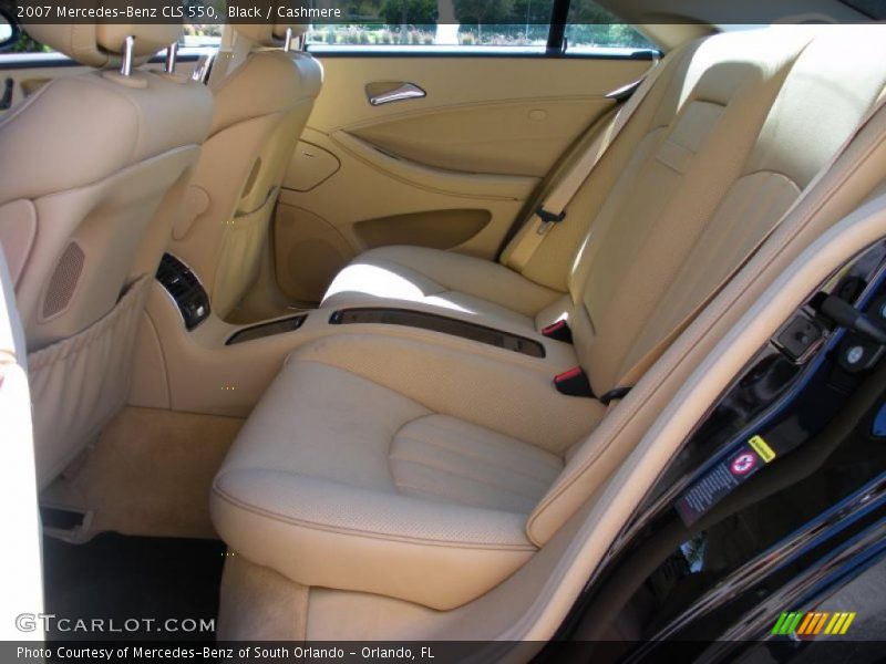 Black / Cashmere 2007 Mercedes-Benz CLS 550
