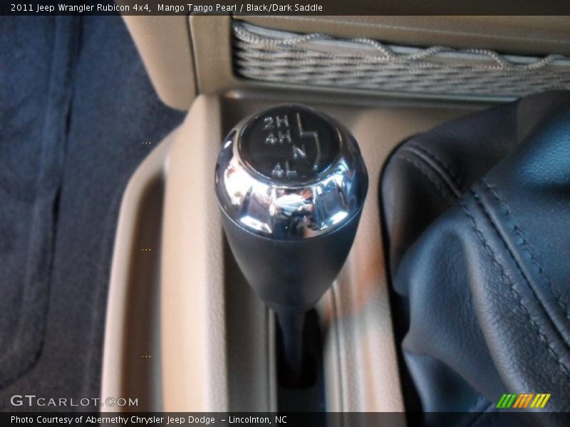 Mango Tango Pearl / Black/Dark Saddle 2011 Jeep Wrangler Rubicon 4x4