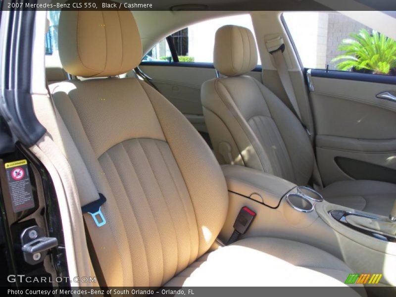 Black / Cashmere 2007 Mercedes-Benz CLS 550