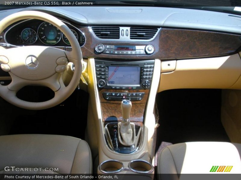 Black / Cashmere 2007 Mercedes-Benz CLS 550