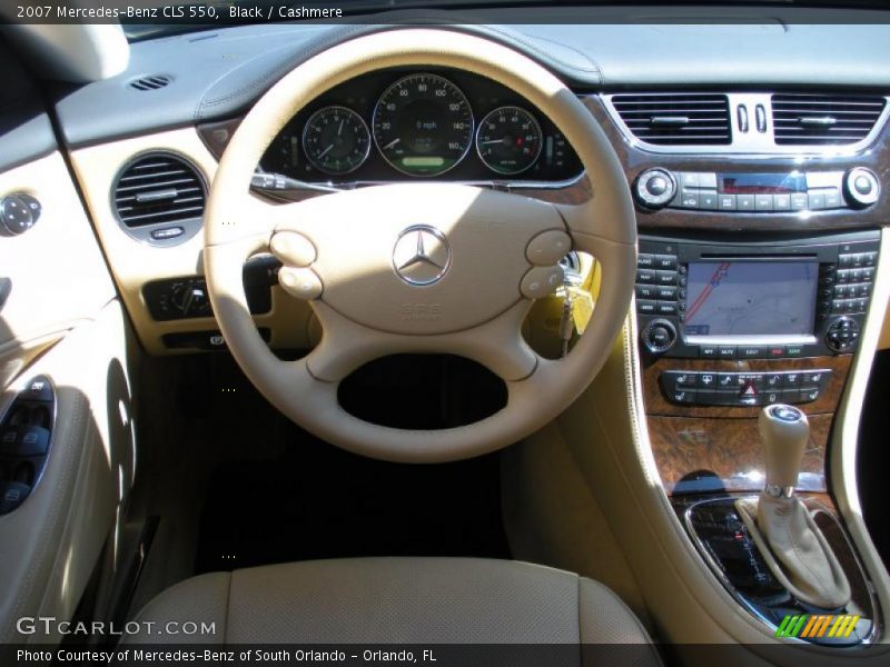 Black / Cashmere 2007 Mercedes-Benz CLS 550