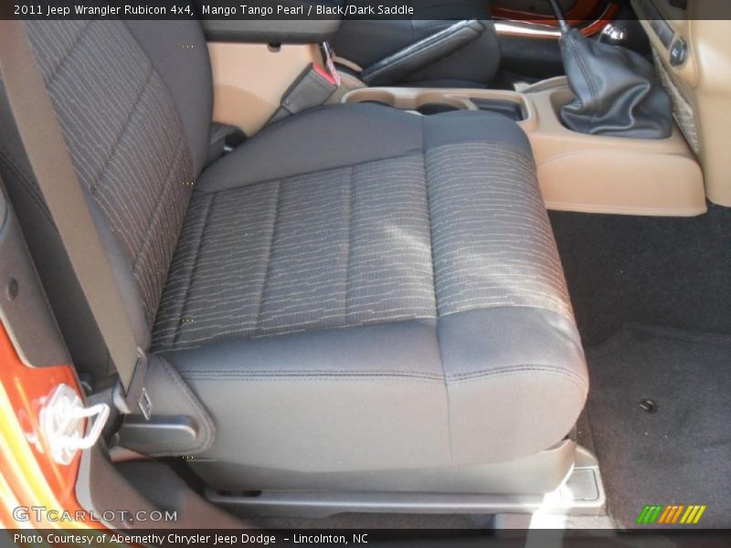 Mango Tango Pearl / Black/Dark Saddle 2011 Jeep Wrangler Rubicon 4x4