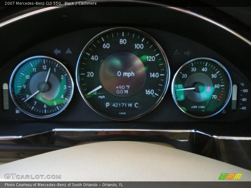 Black / Cashmere 2007 Mercedes-Benz CLS 550