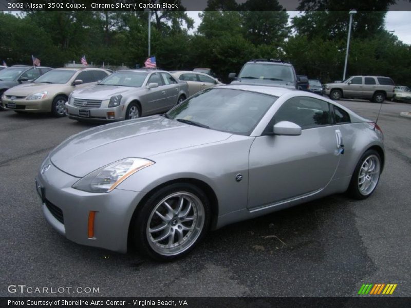 Chrome Silver / Carbon Black 2003 Nissan 350Z Coupe