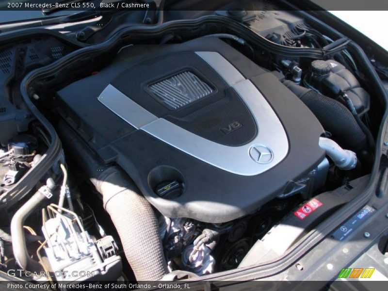 Black / Cashmere 2007 Mercedes-Benz CLS 550