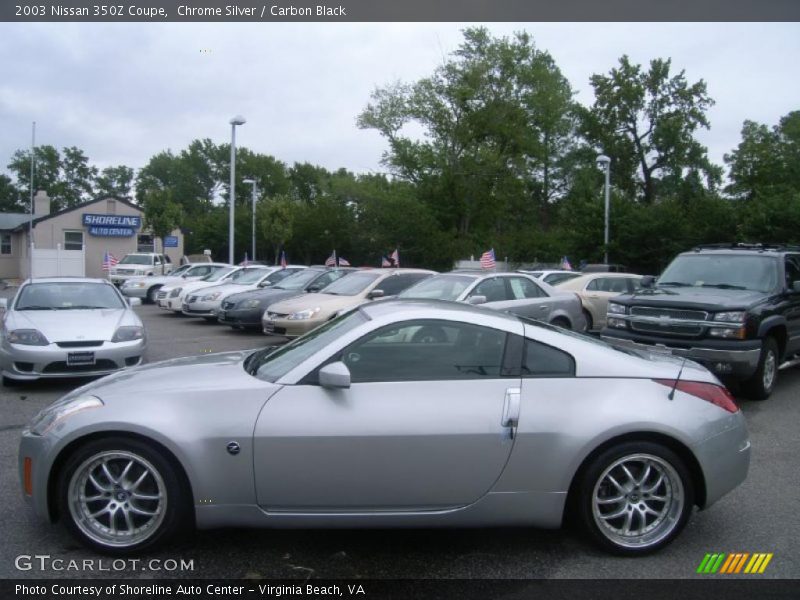 Chrome Silver / Carbon Black 2003 Nissan 350Z Coupe