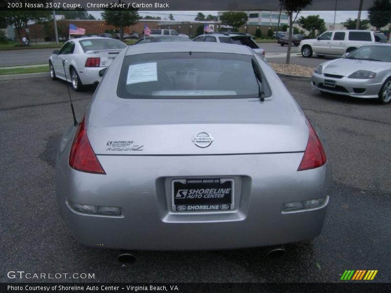 Chrome Silver / Carbon Black 2003 Nissan 350Z Coupe