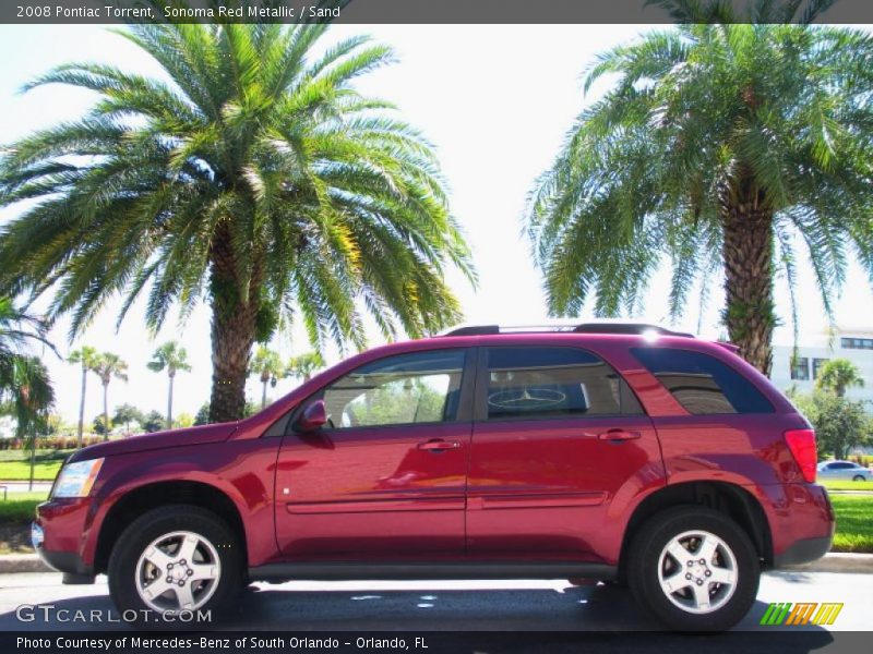 Sonoma Red Metallic / Sand 2008 Pontiac Torrent