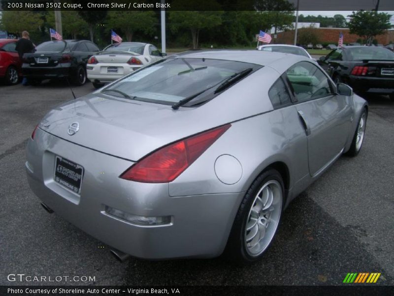 Chrome Silver / Carbon Black 2003 Nissan 350Z Coupe