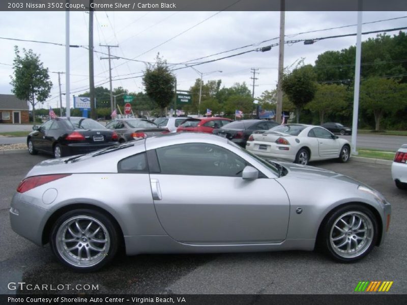 Chrome Silver / Carbon Black 2003 Nissan 350Z Coupe