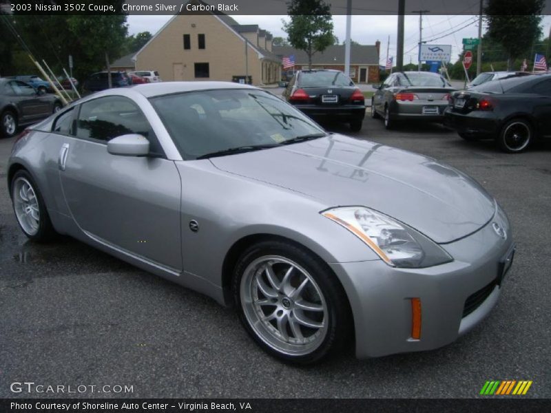 Chrome Silver / Carbon Black 2003 Nissan 350Z Coupe