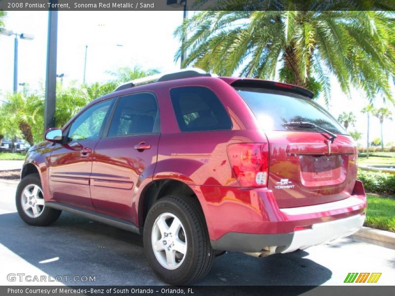 Sonoma Red Metallic / Sand 2008 Pontiac Torrent