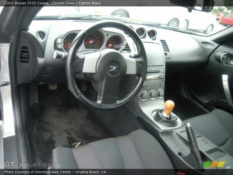 Chrome Silver / Carbon Black 2003 Nissan 350Z Coupe