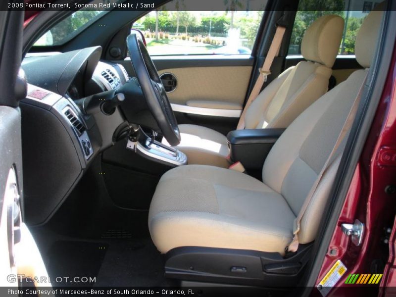 Sonoma Red Metallic / Sand 2008 Pontiac Torrent