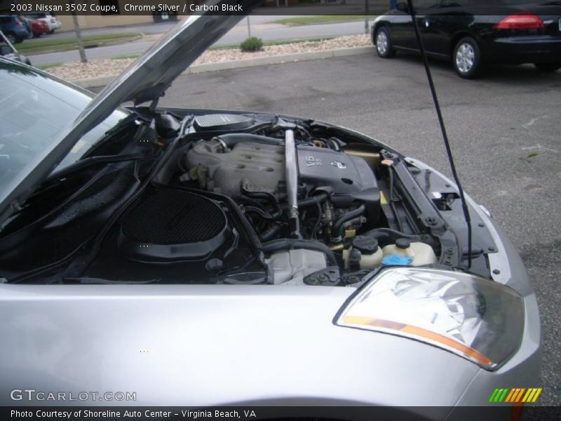 Chrome Silver / Carbon Black 2003 Nissan 350Z Coupe