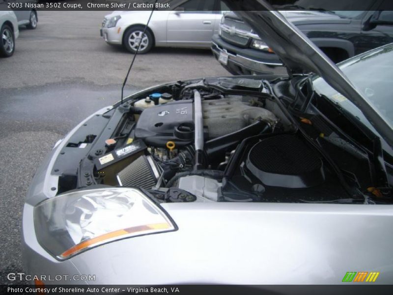 Chrome Silver / Carbon Black 2003 Nissan 350Z Coupe