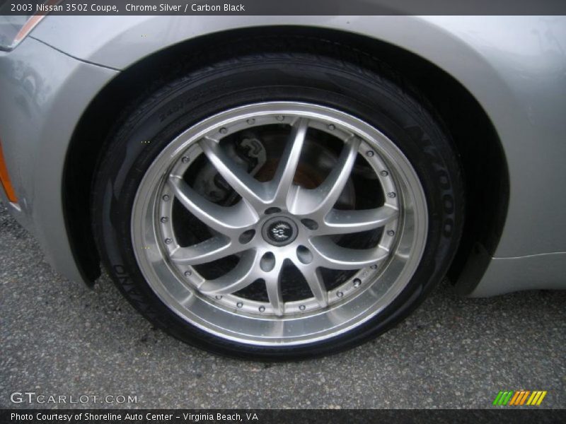 Chrome Silver / Carbon Black 2003 Nissan 350Z Coupe