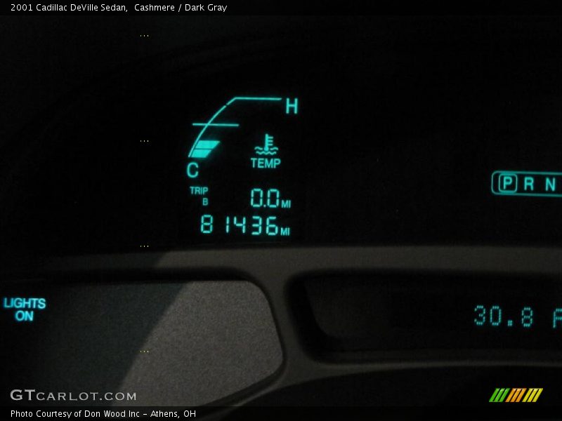 Cashmere / Dark Gray 2001 Cadillac DeVille Sedan