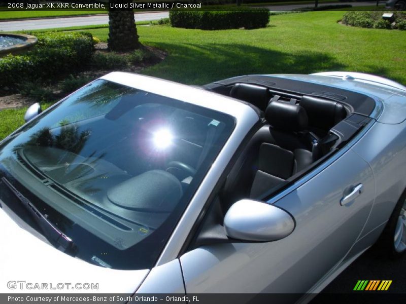 Liquid Silver Metallic / Charcoal 2008 Jaguar XK XKR Convertible