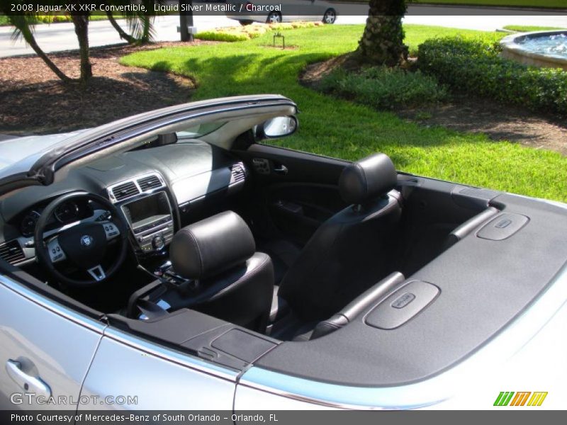 Liquid Silver Metallic / Charcoal 2008 Jaguar XK XKR Convertible
