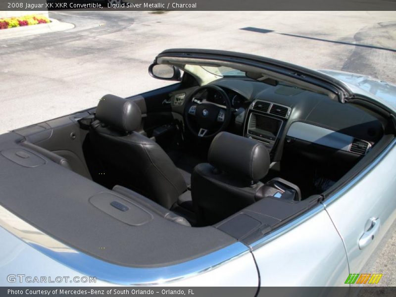 Liquid Silver Metallic / Charcoal 2008 Jaguar XK XKR Convertible