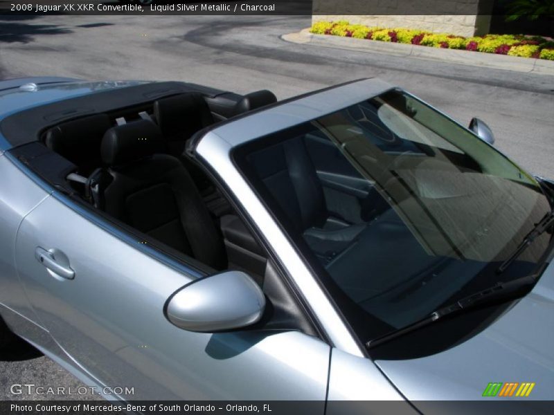 Liquid Silver Metallic / Charcoal 2008 Jaguar XK XKR Convertible