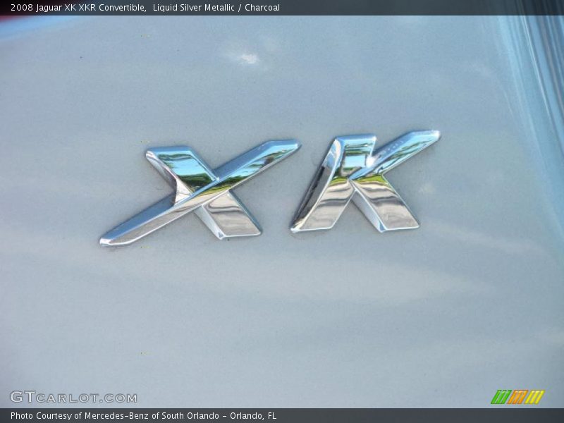 Liquid Silver Metallic / Charcoal 2008 Jaguar XK XKR Convertible