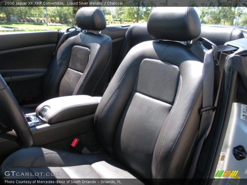 Liquid Silver Metallic / Charcoal 2008 Jaguar XK XKR Convertible