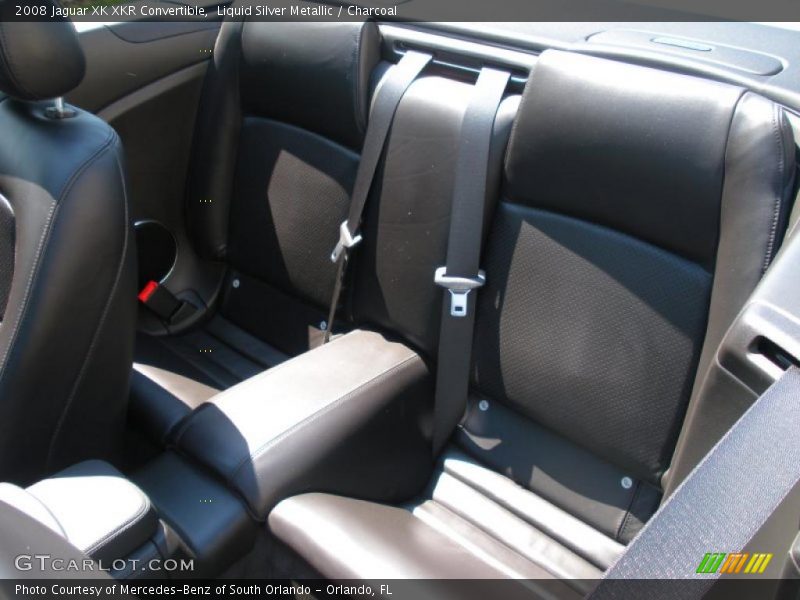 Liquid Silver Metallic / Charcoal 2008 Jaguar XK XKR Convertible