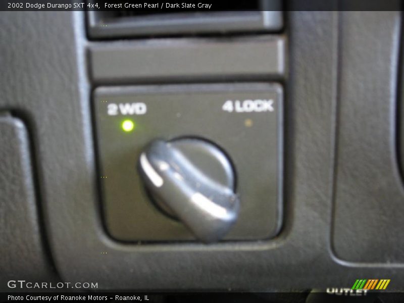 Forest Green Pearl / Dark Slate Gray 2002 Dodge Durango SXT 4x4