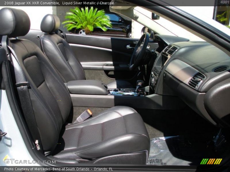 Liquid Silver Metallic / Charcoal 2008 Jaguar XK XKR Convertible