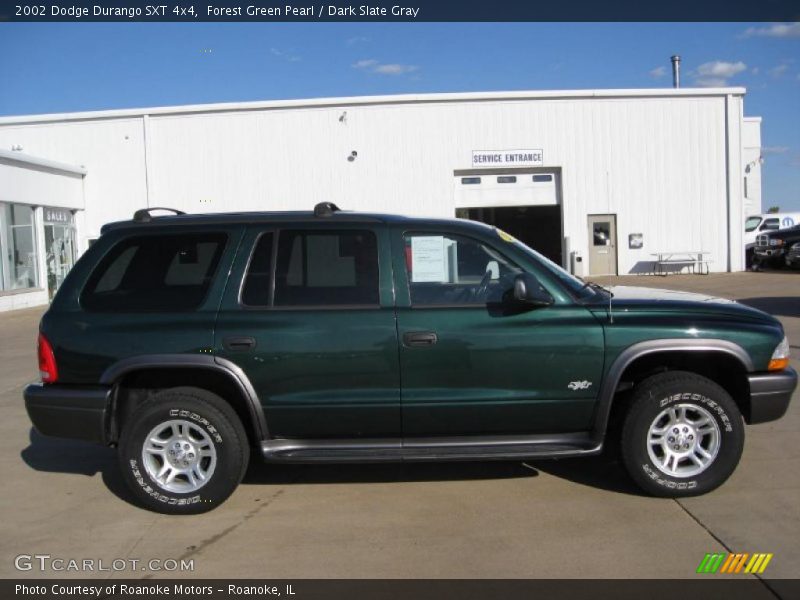 Forest Green Pearl / Dark Slate Gray 2002 Dodge Durango SXT 4x4