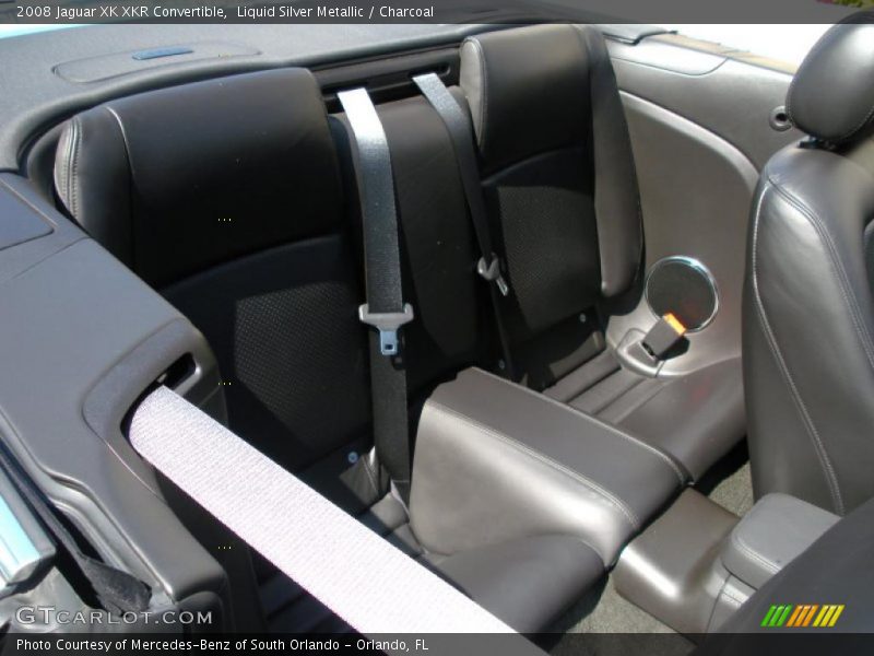 Liquid Silver Metallic / Charcoal 2008 Jaguar XK XKR Convertible
