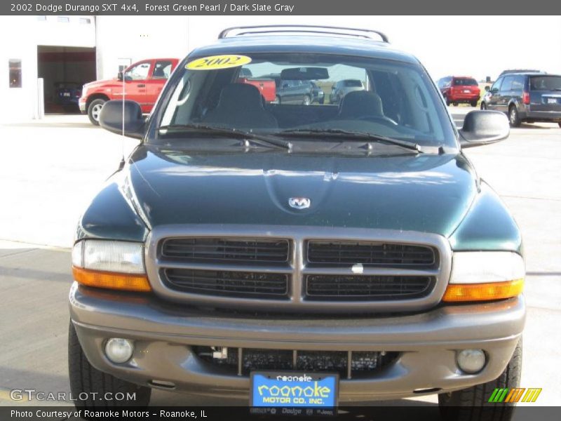 Forest Green Pearl / Dark Slate Gray 2002 Dodge Durango SXT 4x4