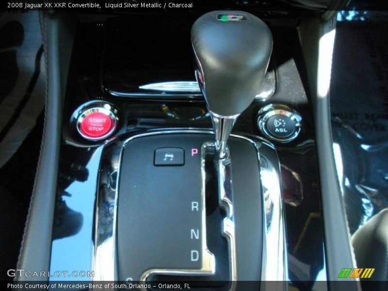 Liquid Silver Metallic / Charcoal 2008 Jaguar XK XKR Convertible