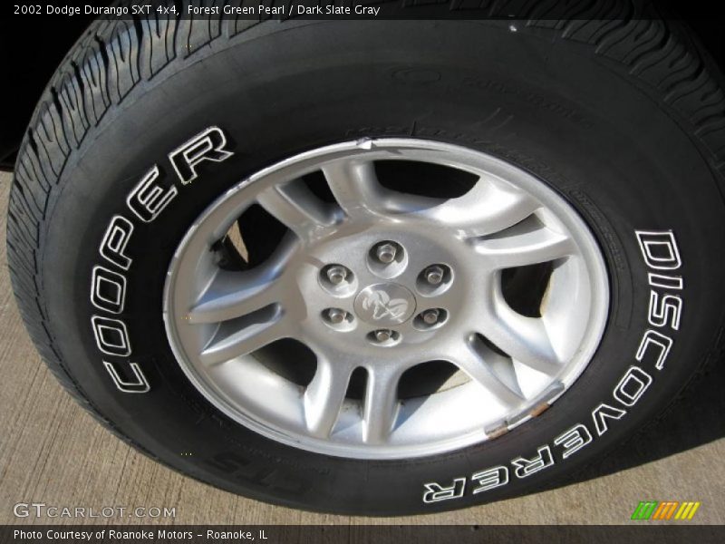 Forest Green Pearl / Dark Slate Gray 2002 Dodge Durango SXT 4x4