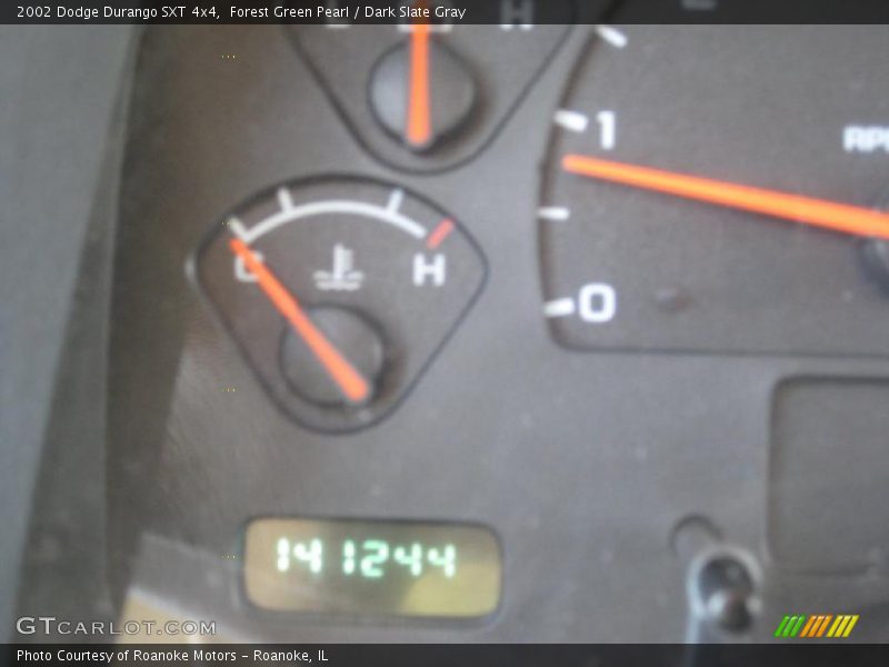 Forest Green Pearl / Dark Slate Gray 2002 Dodge Durango SXT 4x4