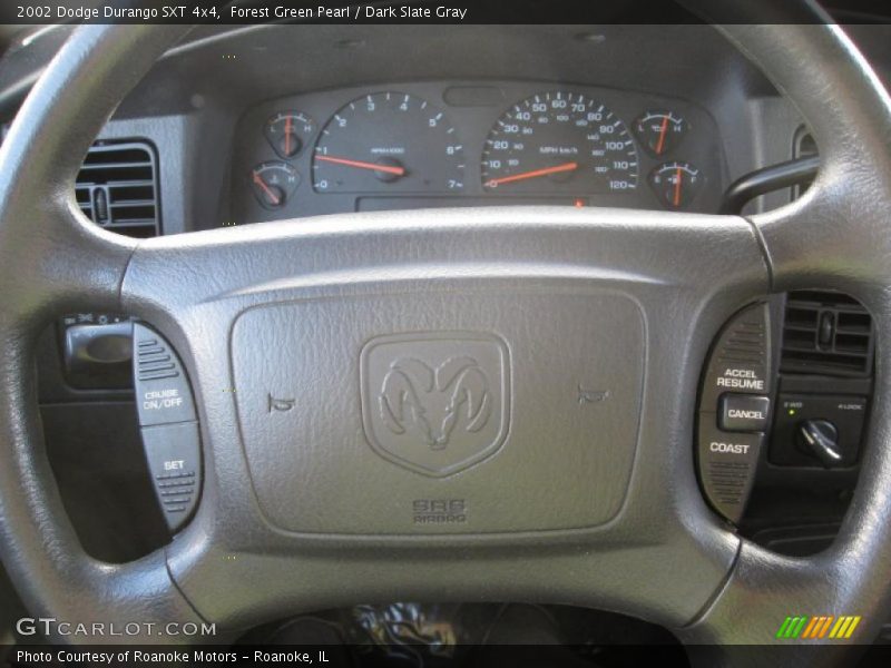 Forest Green Pearl / Dark Slate Gray 2002 Dodge Durango SXT 4x4