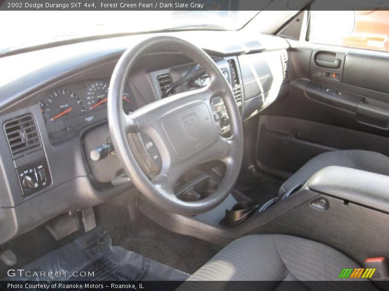 Forest Green Pearl / Dark Slate Gray 2002 Dodge Durango SXT 4x4