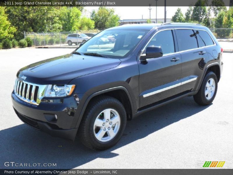 Blackberry Pearl / Black 2011 Jeep Grand Cherokee Laredo 4x4