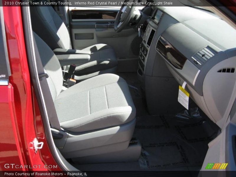 Inferno Red Crystal Pearl / Medium Slate Gray/Light Shale 2010 Chrysler Town & Country Touring