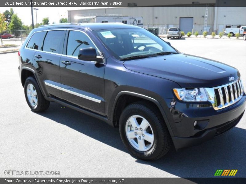 Blackberry Pearl / Black 2011 Jeep Grand Cherokee Laredo 4x4
