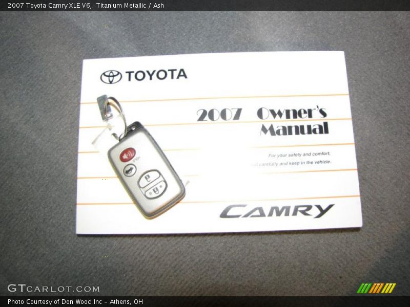 Titanium Metallic / Ash 2007 Toyota Camry XLE V6